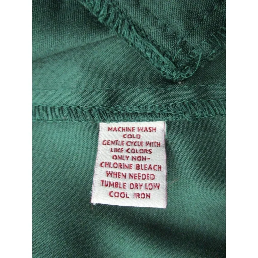 JM Collection Womens Blazer 18W Green Zip Up Long Sleeves Preppy Zip Pockets